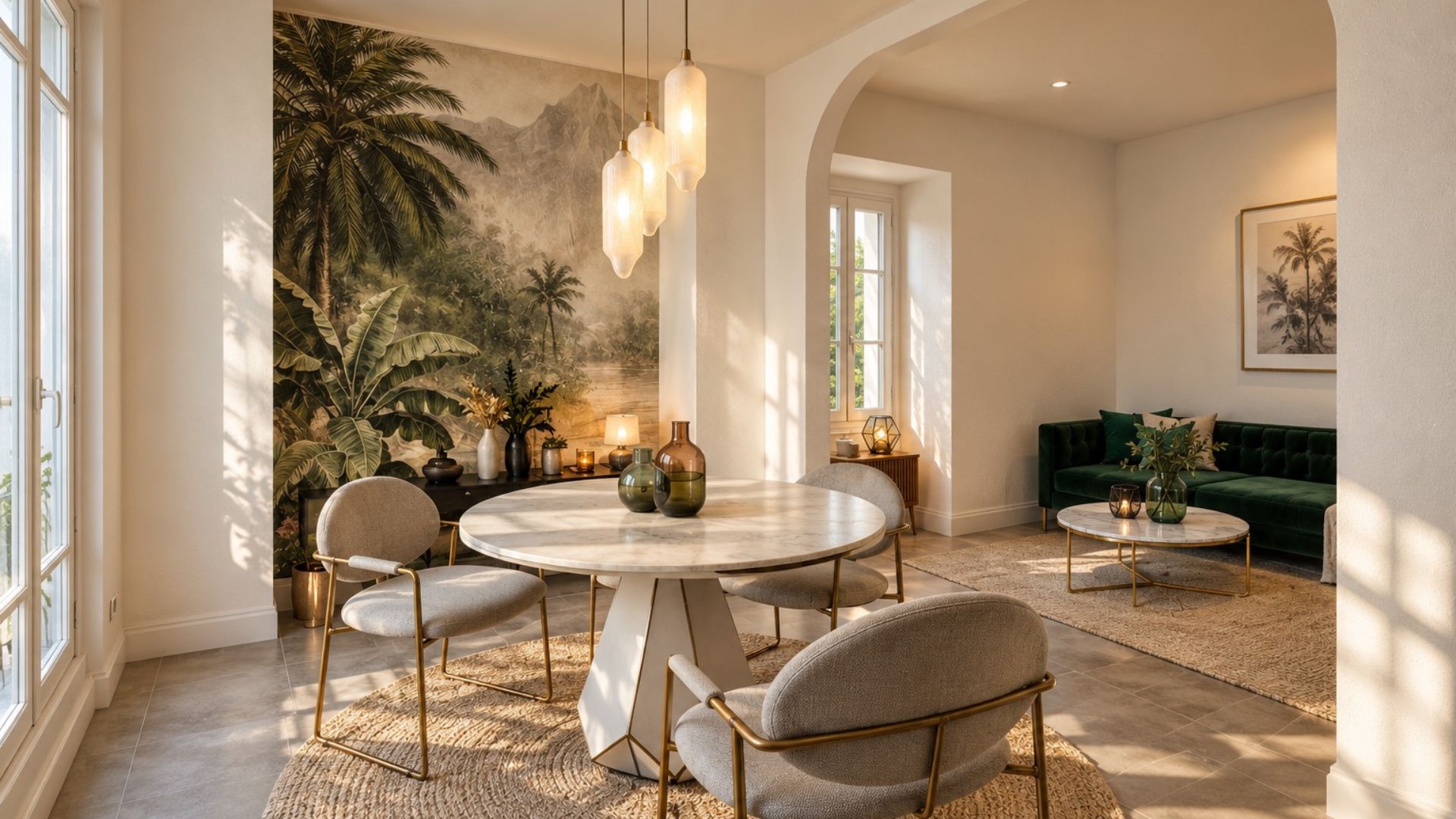 Rénovation d'appartement - vue de la salle de vie